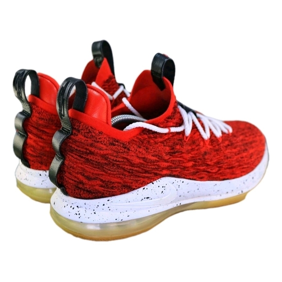 Nike LeBron 15 Low University Red Men's Size 10.5 (EUC) - Picture 6 of 9
